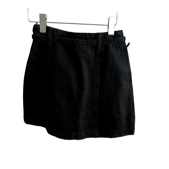 New Reformation Tatiana Belted Denim Mini Skirt - Picture 3 of 6